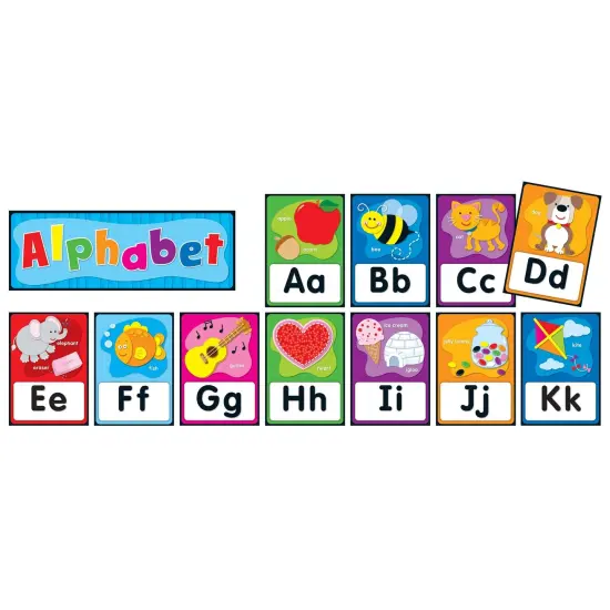 Alphabet Quick Stick Bulletin Board Set, 27 Pieces {1}