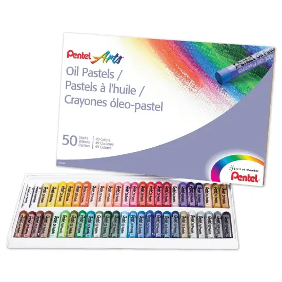 Oil Pastels, 50 Per Pack, 3 Packs {1}