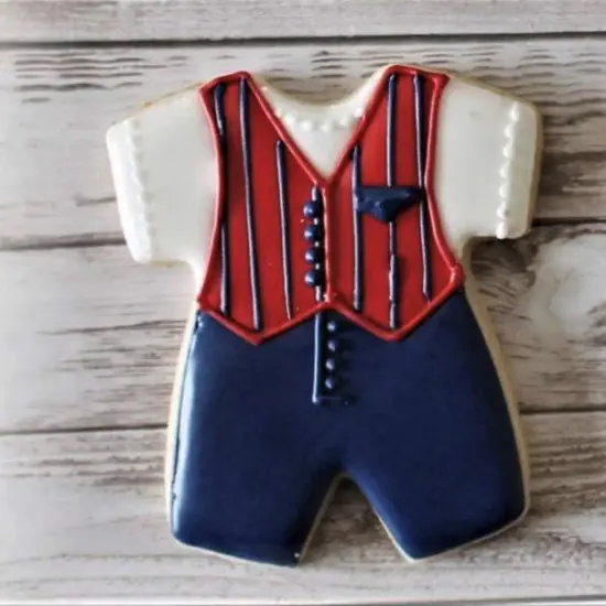 Ann Clark Baby Romper Cookie Cutter, 3.5" {3}