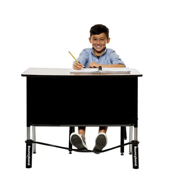 Chair Band for Extra-Wide School Desks, Black Tubes {2}