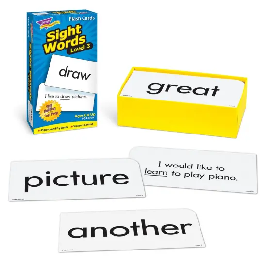 Sight Words &ndash; Level 3 Skill Drill Flash Cards, 3 Packs {3}