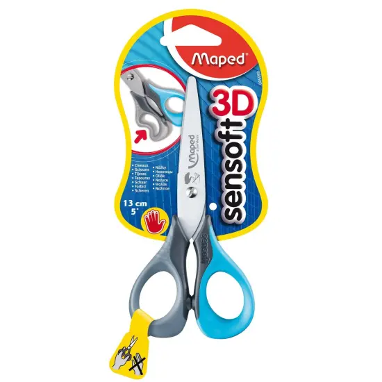 5" Sensoft Scissors with Flexible Handles - Lefty, Pack of 12 {1}