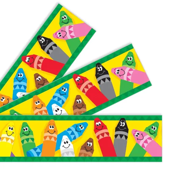 Colorful Crayons Bolder Borders&reg;, 35.75' Per Pack, 6 Packs {2}