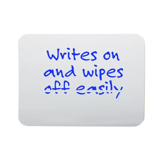 Two-Sided Dry Erase Board, 6" x 9", White, Pack of 12 {3}
