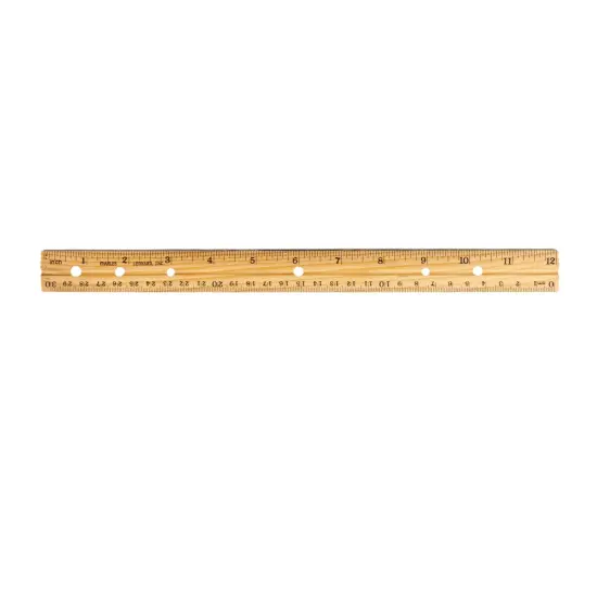 Economy Wood Ruler, Pack of 48 {2}