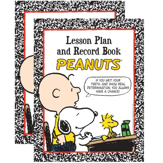 Peanuts&reg; Lesson Plan & Record Book, Pack of 2 {1}