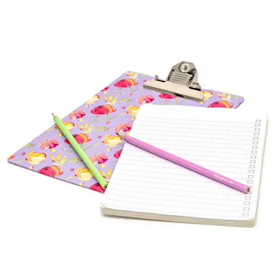 Blossom Clipboard with Pad - Pack 4 {5}