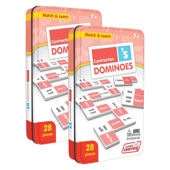 Contraction Match & Learn Dominoes, Pack of 2 {1}