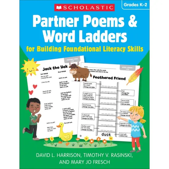 Partner Poems & Word Ladders for Building Foundational Literacy Skills: Grades K&ndash;2 {1}