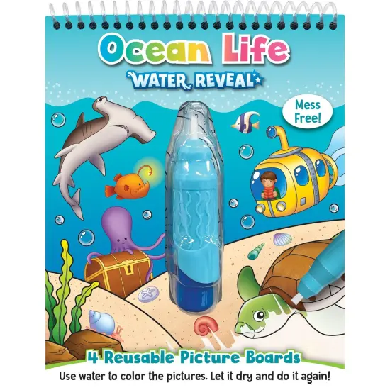 Ocean Life Water Reveal Book, 6 Sets {2}