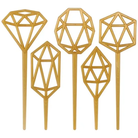 Gold Geometric Cake Kit {1}