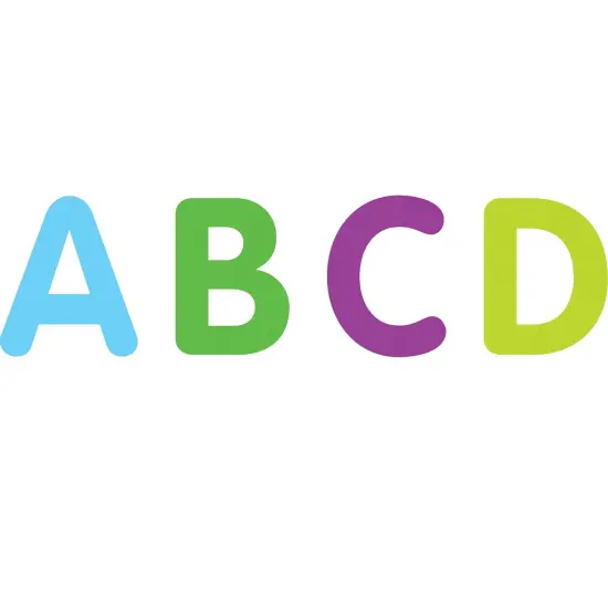 Colorful Classic 2" Magnetic Letters, 87 Pieces Per Pack, 3 Packs {2}