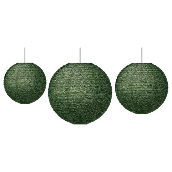 Boxwood Hanging Paper Lanterns, 3 Per Pack, 3 Packs {2}