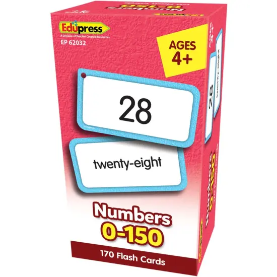 Numbers 0-150 Flash Cards {1}