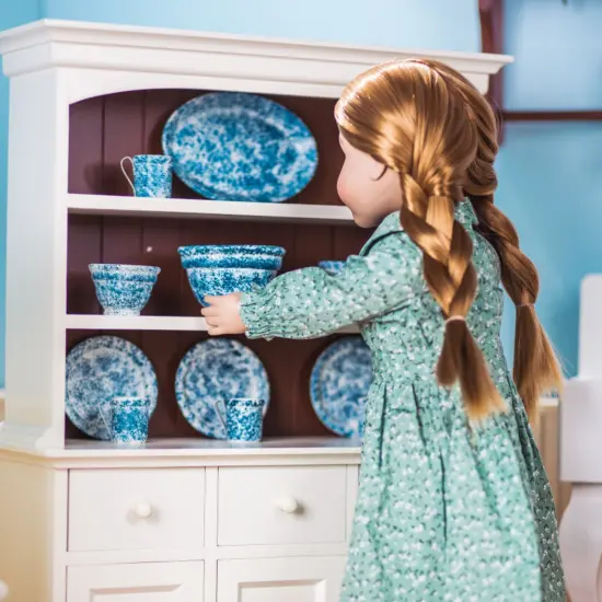 The Queen's Treasures 18 Inch Doll Spatter Ware 12 Pc Kitchen Serving Set {7}