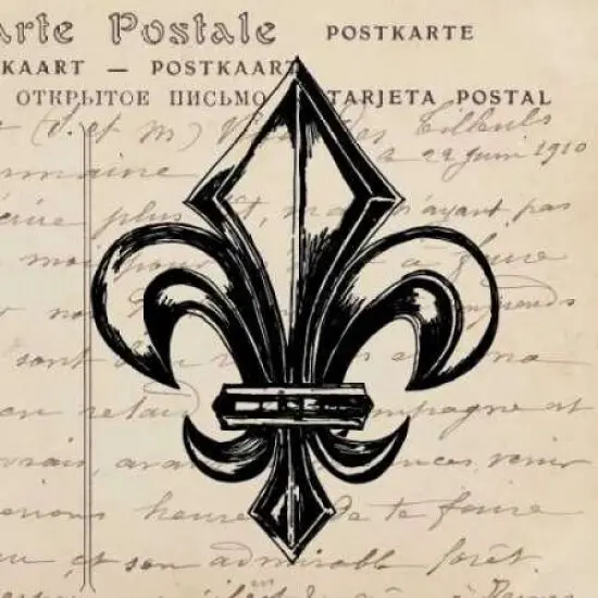Fleur De Lis I Poster Print by Sabine Berg - Item # VARPDX18187 {1}