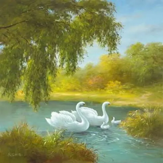 White Symphony I Poster Print by B. Smith - Item # VARPDX85167 {1}