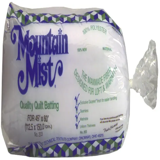 Mountain Mist Polyester Quilt Batting-Crib Size 45"X60" {1}