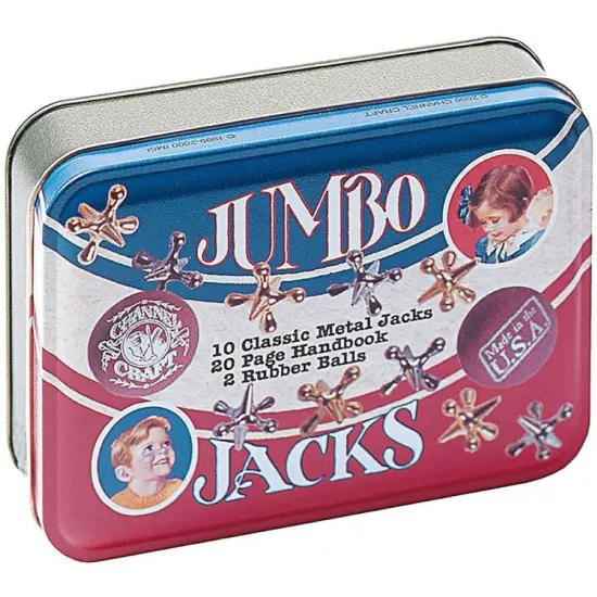 Jumbo Jacks in a Classic Toy Tin {3}
