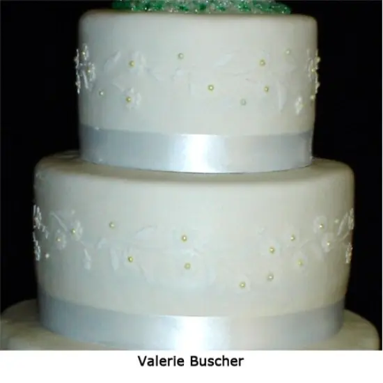 Forget Me Not Cake Stencil Side | C548 by Designer Stencils | Stencils for Royal Icing, Airbrush, Dusting Powder | {3}