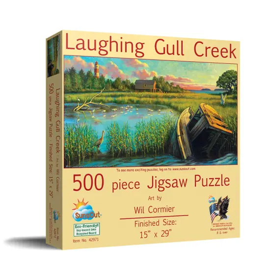 Sunsout Laughing Gull Creek 500 pc Jigsaw Puzzle 42971 {3}