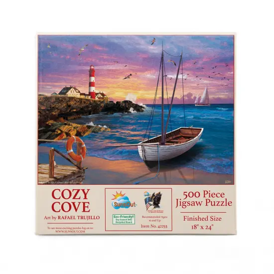 Sunsout Cozy Cove 500 pc Jigsaw Puzzle 42253 {4}