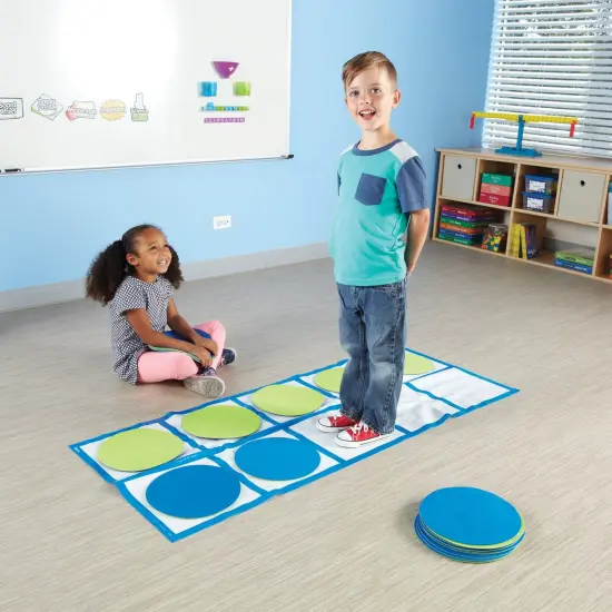 Ten-Frame Floor Mat Set Activity Set {6}