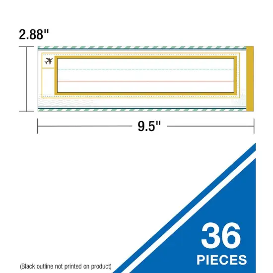 Let's Explore Nameplates, 36 Per Pack, 6 Packs {3}