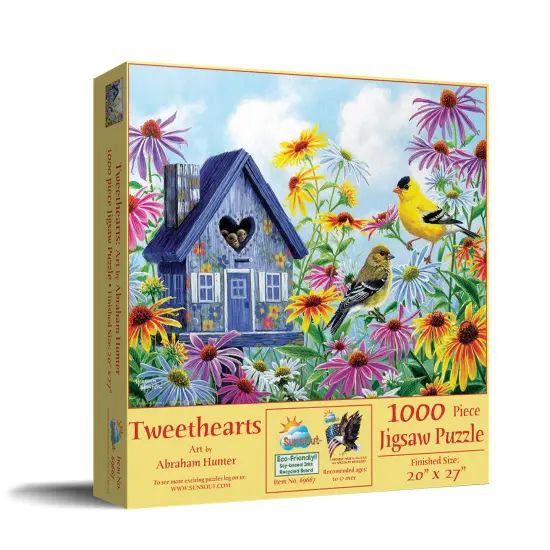 Sunsout Tweethearts 1000 pc Jigsaw Puzzle 69667 {3}