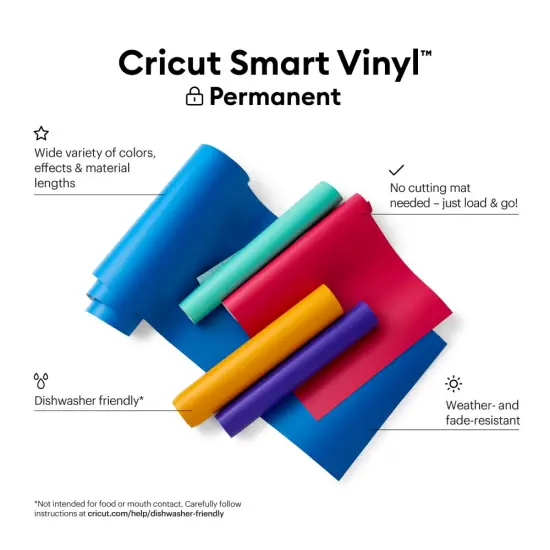 Cricut Premium Permanent Smart Vinyl (3 ft) Black {2}