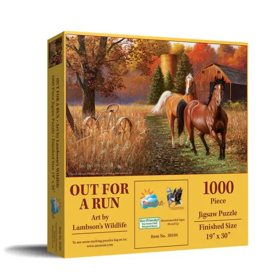 Sunsout Out for a Run 1000 pc Jigsaw Puzzle 50104 {3}