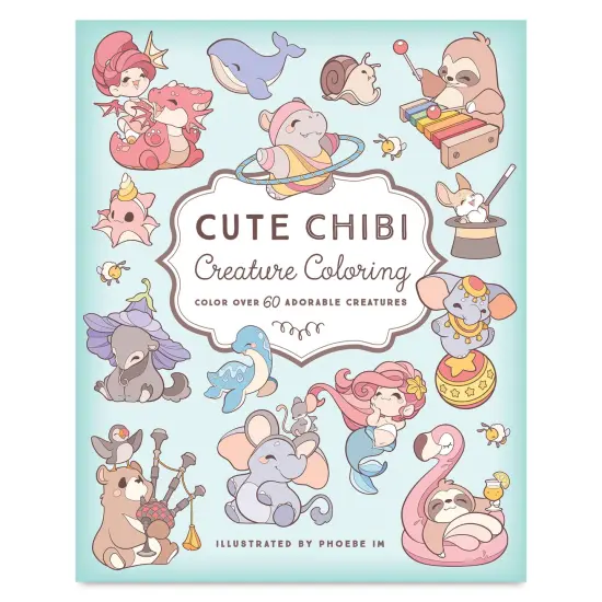 Cute Chibi Creature Coloring Book {1}