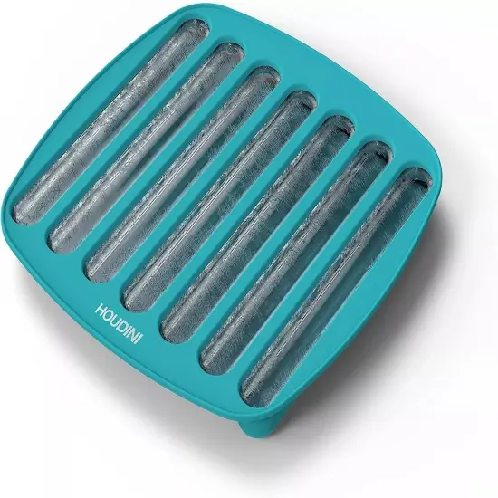 Houdini Silicone Collins Ice Tray with Easy to Remove Ice Spheres, Blue {1}