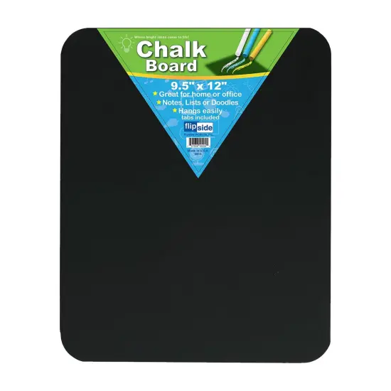 Chalkboard, 9.5" x 12", Black, Pack of 6 {4}