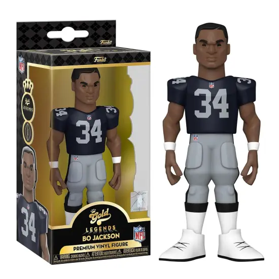 LA Raiders NFL Funko Gold 5 Inch Vinyl Figure | Bo Jackson {1}