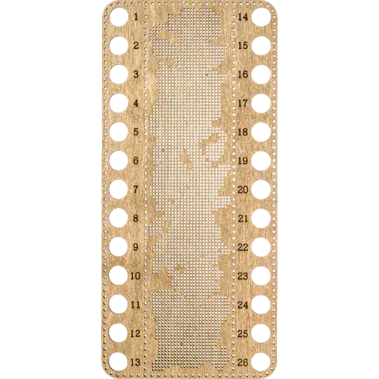 Blank for embroidery with thread on wood FLHW-019 {3}