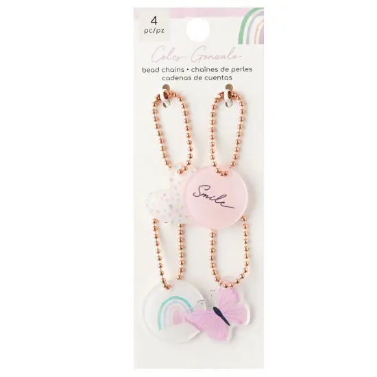 American Crafts Rainbow Avenue Bead Chains-4/Pkg {1}