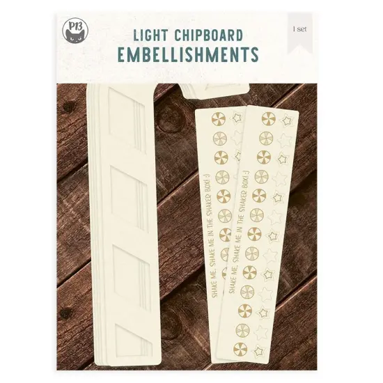 Santa's Workshop Light Chipboard 3D Base 6"X8"-Cane {1}