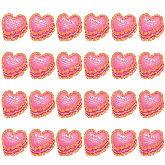 Big Dot of Happiness Drink If Game - Hot Girl Bday - Vintage Cake Birthday Party Game - 24 Count {3}