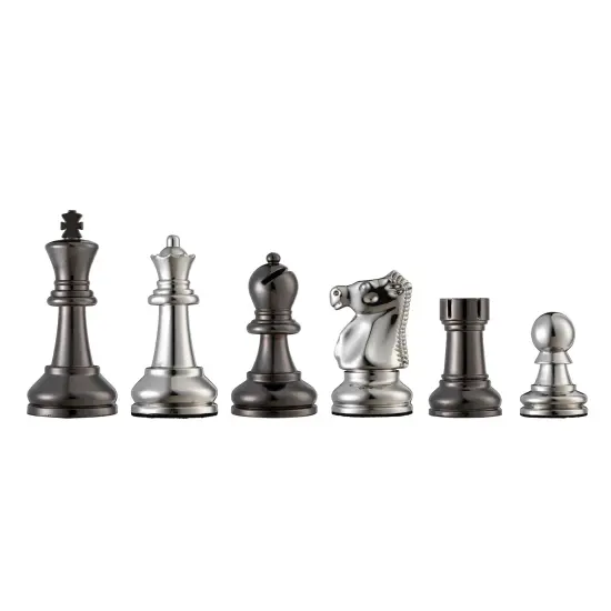 Bobby Fischer Metal Ultimate Chess Pieces, 3.75 in. king {2}