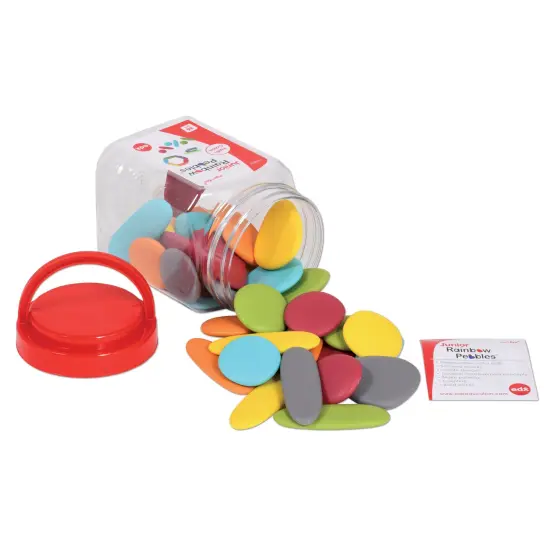 Junior Rainbow Pebbles&reg; - Earth Colors - Mini Jar - Set of 36 {4}