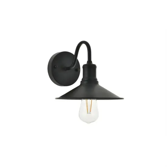 Etude 1 light black Wall Sconce {3}