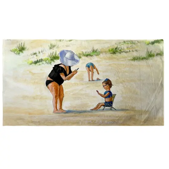 Betsy Drake Smile for Grandma Beach Towel Multicolor {1}