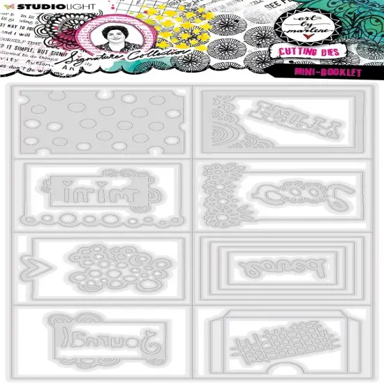 Art By Marlene Signature Collection Cutting Die-Nr. 726, Ini-Mini-Booklet {1}