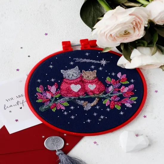 Cross-stitch kit Date under the stars {1}