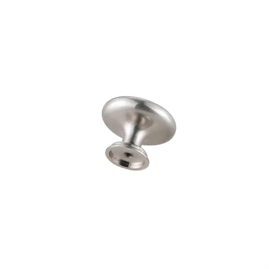 Minu 1.3" Diameter Brushed Nickel Mushroom Knob Multipack (Set of 10) {5}