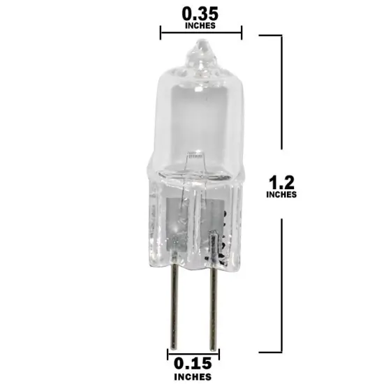 BulbAmerica ESA FHD 10 watts 6 volts G4 2-Pin Halogen light bulb {2}
