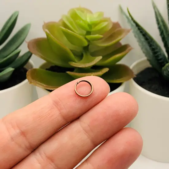 100 , 500 or 1,000 Pieces: 8 mm Antique Copper Split Double Jump Rings {3}