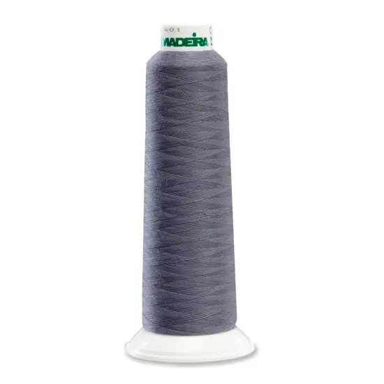 Aerolock Polyester Serger Thread --- 2,000 Yds --- Steel Grey Color -- Ref. # 8111 by Madeira&reg; {1}