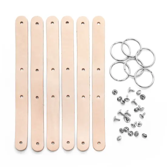 Realeather(R) Crafts Key Fob Kit 6/Pkg {2}